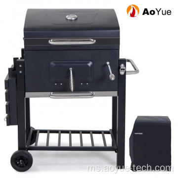 BBQ Grill Outdoor dengan meja sampingan